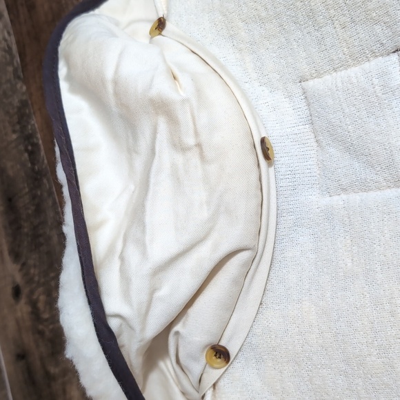 DRIZA-BONE 100% Australian Wool Collared Coat Liner Button-In Wool XXL - Picture 4 of 9